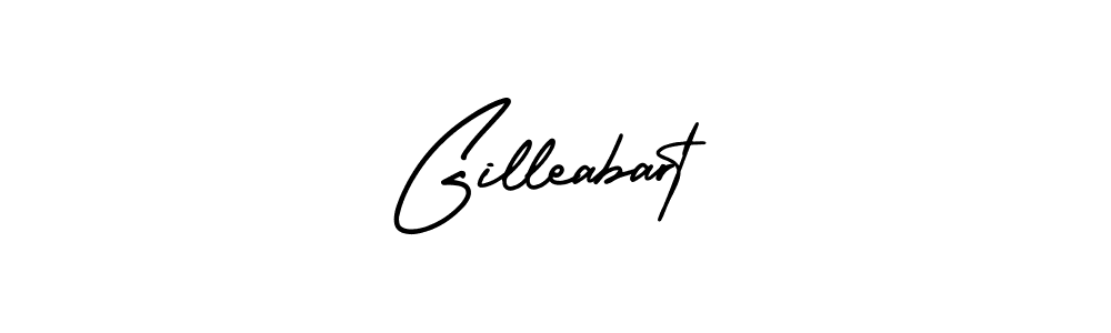 How to make Gilleabart signature? AmerikaSignatureDemo-Regular is a professional autograph style. Create handwritten signature for Gilleabart name. Gilleabart signature style 3 images and pictures png