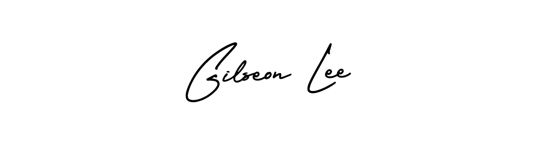 Also You can easily find your signature by using the search form. We will create Gilseon Lee name handwritten signature images for you free of cost using AmerikaSignatureDemo-Regular sign style. Gilseon Lee signature style 3 images and pictures png