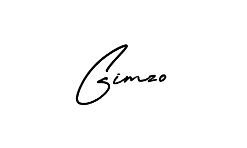 Make a beautiful signature design for name Gimzo. With this signature (AmerikaSignatureDemo-Regular) style, you can create a handwritten signature for free. Gimzo signature style 3 images and pictures png