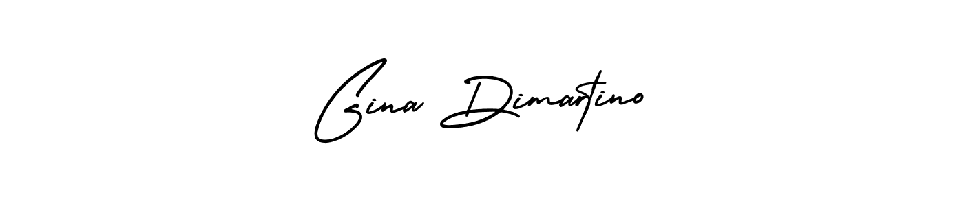 How to make Gina Dimartino name signature. Use AmerikaSignatureDemo-Regular style for creating short signs online. This is the latest handwritten sign. Gina Dimartino signature style 3 images and pictures png