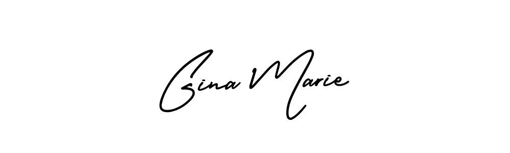 You should practise on your own different ways (AmerikaSignatureDemo-Regular) to write your name (Gina Marie) in signature. don't let someone else do it for you. Gina Marie signature style 3 images and pictures png