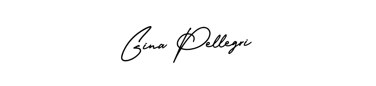 Gina Pellegri stylish signature style. Best Handwritten Sign (AmerikaSignatureDemo-Regular) for my name. Handwritten Signature Collection Ideas for my name Gina Pellegri. Gina Pellegri signature style 3 images and pictures png