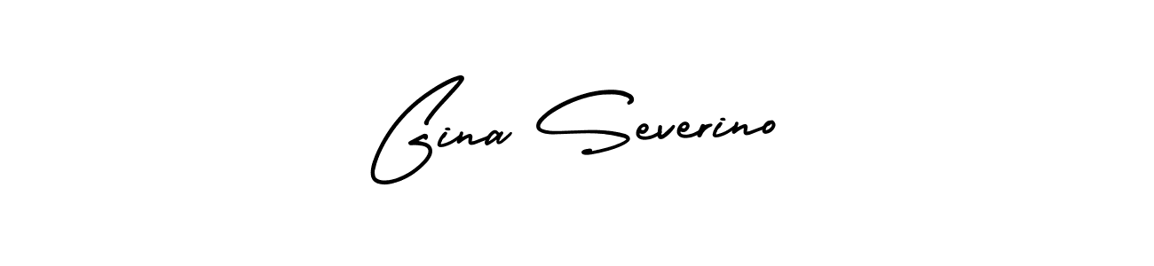Design your own signature with our free online signature maker. With this signature software, you can create a handwritten (AmerikaSignatureDemo-Regular) signature for name Gina Severino. Gina Severino signature style 3 images and pictures png