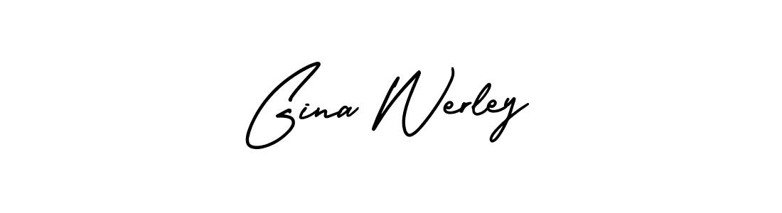 AmerikaSignatureDemo-Regular is a professional signature style that is perfect for those who want to add a touch of class to their signature. It is also a great choice for those who want to make their signature more unique. Get Gina Werley name to fancy signature for free. Gina Werley signature style 3 images and pictures png