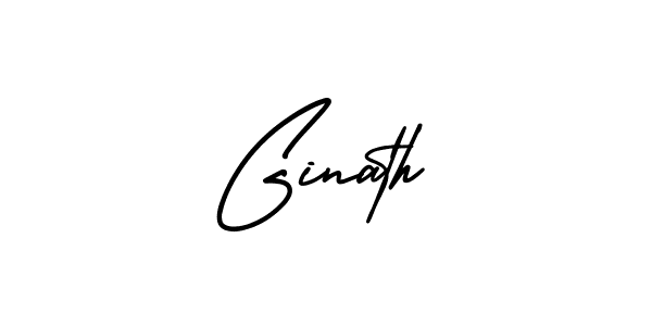 if you are searching for the best signature style for your name Ginath. so please give up your signature search. here we have designed multiple signature styles  using AmerikaSignatureDemo-Regular. Ginath signature style 3 images and pictures png