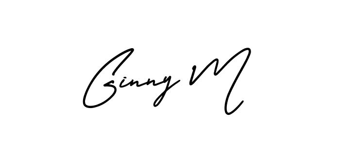 Also You can easily find your signature by using the search form. We will create Ginny M name handwritten signature images for you free of cost using AmerikaSignatureDemo-Regular sign style. Ginny M signature style 3 images and pictures png