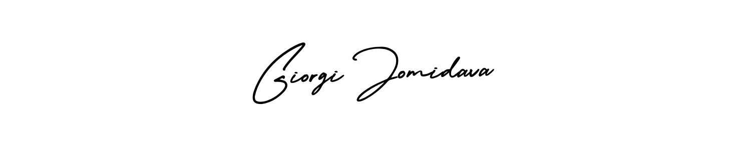 Create a beautiful signature design for name Giorgi Jomidava. With this signature (AmerikaSignatureDemo-Regular) fonts, you can make a handwritten signature for free. Giorgi Jomidava signature style 3 images and pictures png