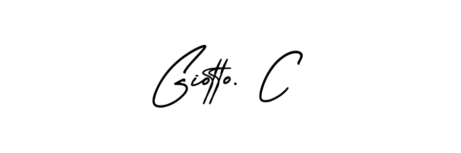 Giotto. C stylish signature style. Best Handwritten Sign (AmerikaSignatureDemo-Regular) for my name. Handwritten Signature Collection Ideas for my name Giotto. C. Giotto. C signature style 3 images and pictures png