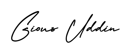 Once you've used our free online signature maker to create your best signature AmerikaSignatureDemo-Regular style, it's time to enjoy signing your documents with Gious Uddin name. Gious Uddin signature style 3 images and pictures png