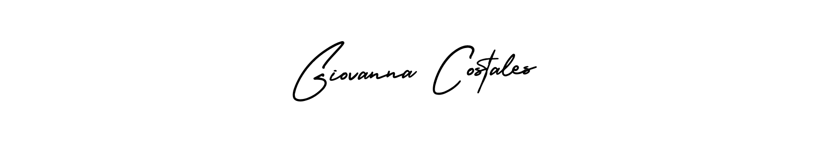 Also You can easily find your signature by using the search form. We will create Giovanna Costales name handwritten signature images for you free of cost using AmerikaSignatureDemo-Regular sign style. Giovanna Costales signature style 3 images and pictures png