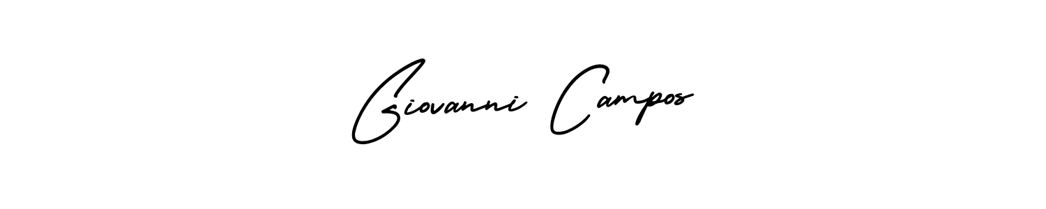 How to Draw Giovanni Campos signature style? AmerikaSignatureDemo-Regular is a latest design signature styles for name Giovanni Campos. Giovanni Campos signature style 3 images and pictures png