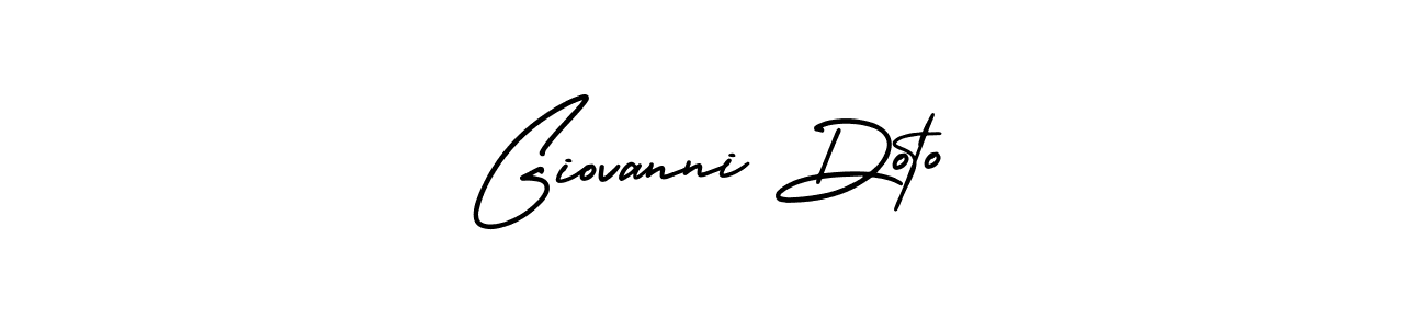 Design your own signature with our free online signature maker. With this signature software, you can create a handwritten (AmerikaSignatureDemo-Regular) signature for name Giovanni Doto. Giovanni Doto signature style 3 images and pictures png