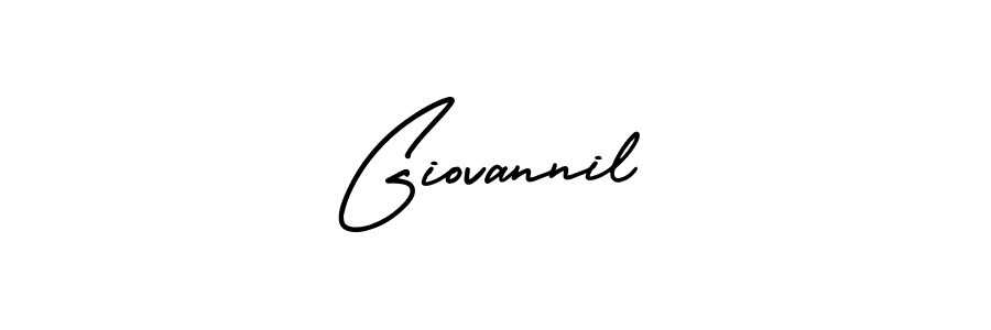 Use a signature maker to create a handwritten signature online. With this signature software, you can design (AmerikaSignatureDemo-Regular) your own signature for name Giovannil. Giovannil signature style 3 images and pictures png