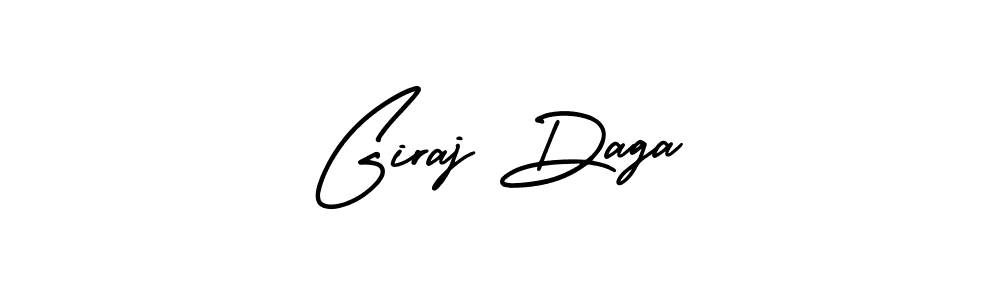 Make a beautiful signature design for name Giraj Daga. Use this online signature maker to create a handwritten signature for free. Giraj Daga signature style 3 images and pictures png