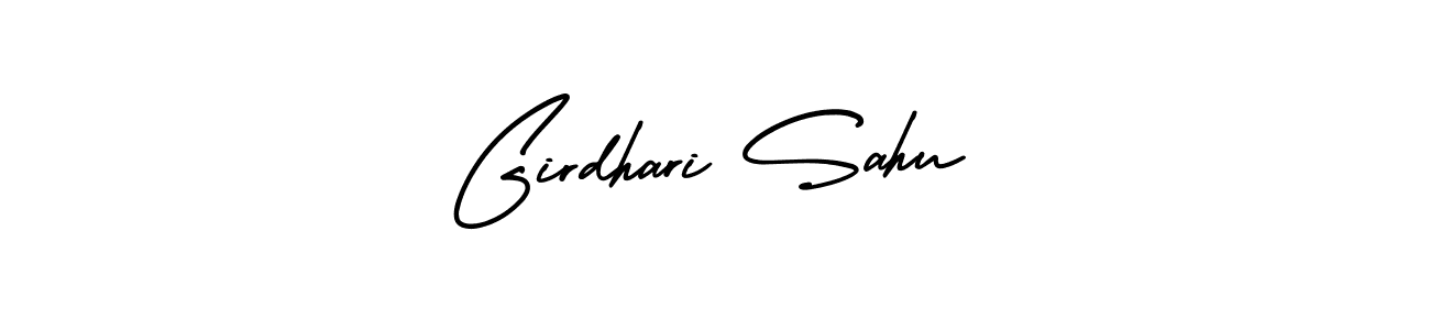 Design your own signature with our free online signature maker. With this signature software, you can create a handwritten (AmerikaSignatureDemo-Regular) signature for name Girdhari Sahu. Girdhari Sahu signature style 3 images and pictures png