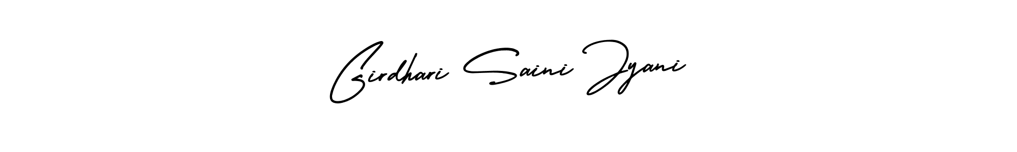 How to Draw Girdhari Saini Jyani signature style? AmerikaSignatureDemo-Regular is a latest design signature styles for name Girdhari Saini Jyani. Girdhari Saini Jyani signature style 3 images and pictures png