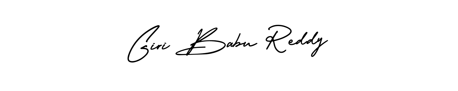 Also we have Giri Babu Reddy name is the best signature style. Create professional handwritten signature collection using AmerikaSignatureDemo-Regular autograph style. Giri Babu Reddy signature style 3 images and pictures png