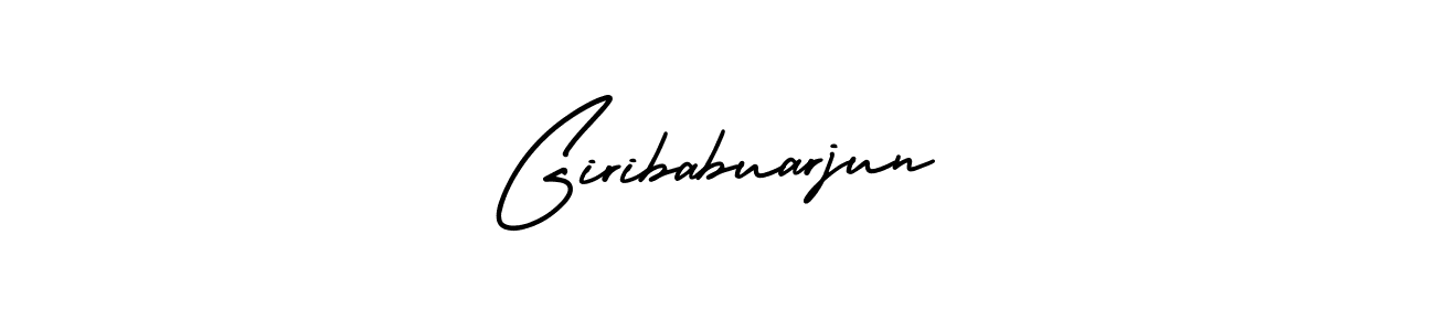Make a short Giribabuarjun signature style. Manage your documents anywhere anytime using AmerikaSignatureDemo-Regular. Create and add eSignatures, submit forms, share and send files easily. Giribabuarjun signature style 3 images and pictures png