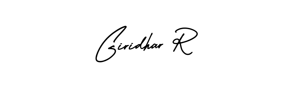 Also You can easily find your signature by using the search form. We will create Giridhar R name handwritten signature images for you free of cost using AmerikaSignatureDemo-Regular sign style. Giridhar R signature style 3 images and pictures png