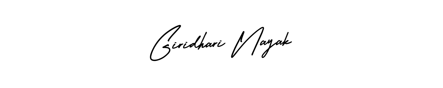 if you are searching for the best signature style for your name Giridhari Nayak. so please give up your signature search. here we have designed multiple signature styles  using AmerikaSignatureDemo-Regular. Giridhari Nayak signature style 3 images and pictures png