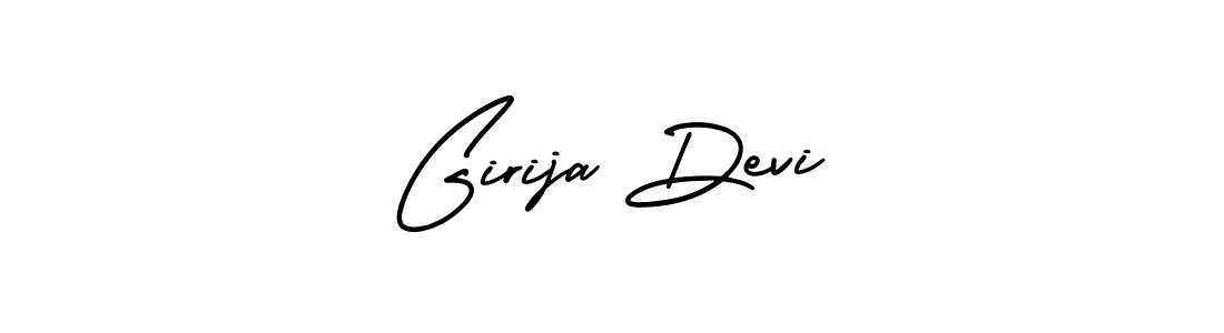 How to Draw Girija Devi signature style? AmerikaSignatureDemo-Regular is a latest design signature styles for name Girija Devi. Girija Devi signature style 3 images and pictures png
