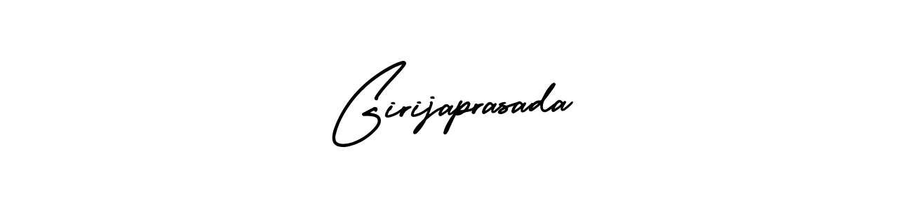 Girijaprasada stylish signature style. Best Handwritten Sign (AmerikaSignatureDemo-Regular) for my name. Handwritten Signature Collection Ideas for my name Girijaprasada. Girijaprasada signature style 3 images and pictures png