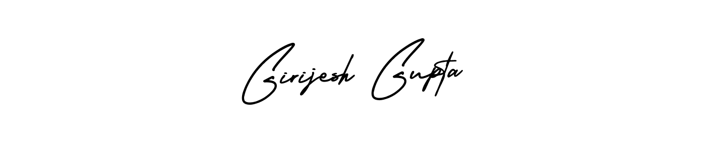 Create a beautiful signature design for name Girijesh Gupta. With this signature (AmerikaSignatureDemo-Regular) fonts, you can make a handwritten signature for free. Girijesh Gupta signature style 3 images and pictures png