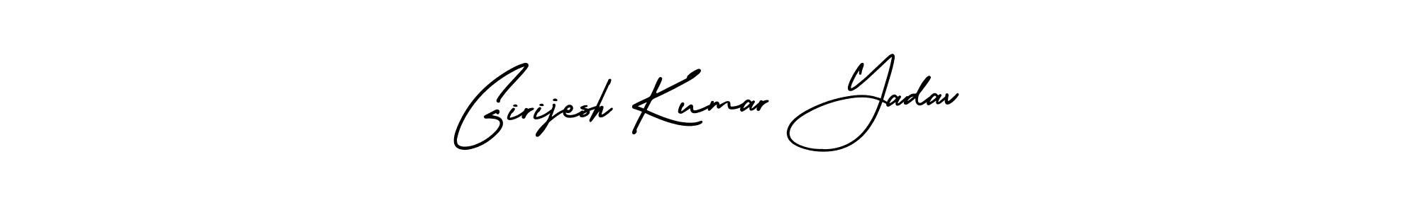Make a short Girijesh Kumar Yadav signature style. Manage your documents anywhere anytime using AmerikaSignatureDemo-Regular. Create and add eSignatures, submit forms, share and send files easily. Girijesh Kumar Yadav signature style 3 images and pictures png