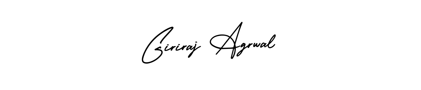 You can use this online signature creator to create a handwritten signature for the name Giriraj Agrwal. This is the best online autograph maker. Giriraj Agrwal signature style 3 images and pictures png