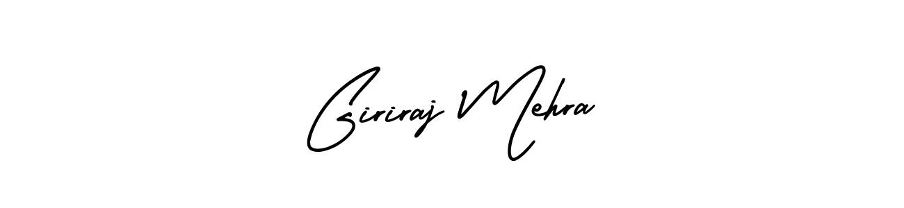 AmerikaSignatureDemo-Regular is a professional signature style that is perfect for those who want to add a touch of class to their signature. It is also a great choice for those who want to make their signature more unique. Get Giriraj Mehra name to fancy signature for free. Giriraj Mehra signature style 3 images and pictures png