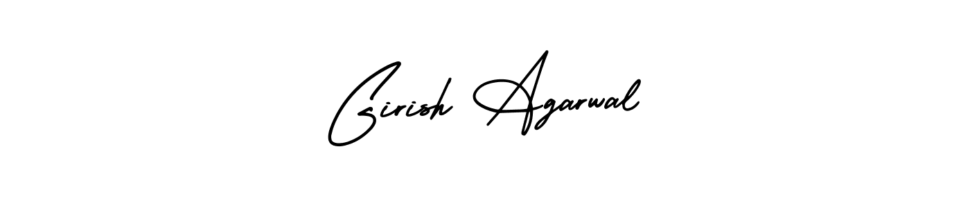 Make a beautiful signature design for name Girish Agarwal. Use this online signature maker to create a handwritten signature for free. Girish Agarwal signature style 3 images and pictures png