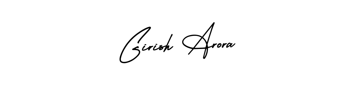 Also we have Girish Arora name is the best signature style. Create professional handwritten signature collection using AmerikaSignatureDemo-Regular autograph style. Girish Arora signature style 3 images and pictures png