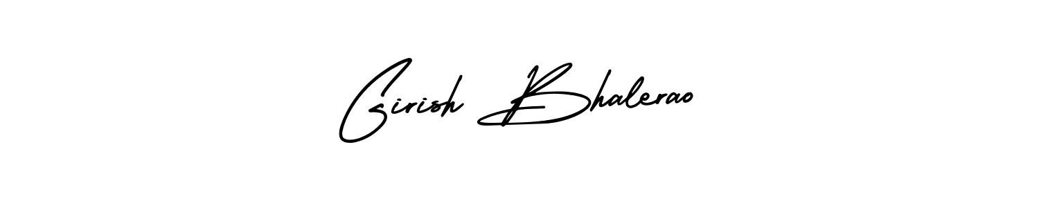 AmerikaSignatureDemo-Regular is a professional signature style that is perfect for those who want to add a touch of class to their signature. It is also a great choice for those who want to make their signature more unique. Get Girish Bhalerao name to fancy signature for free. Girish Bhalerao signature style 3 images and pictures png