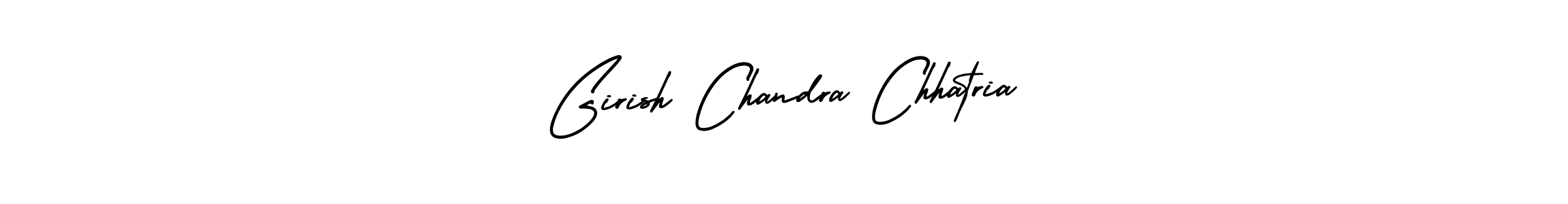 It looks lik you need a new signature style for name Girish Chandra Chhatria. Design unique handwritten (AmerikaSignatureDemo-Regular) signature with our free signature maker in just a few clicks. Girish Chandra Chhatria signature style 3 images and pictures png