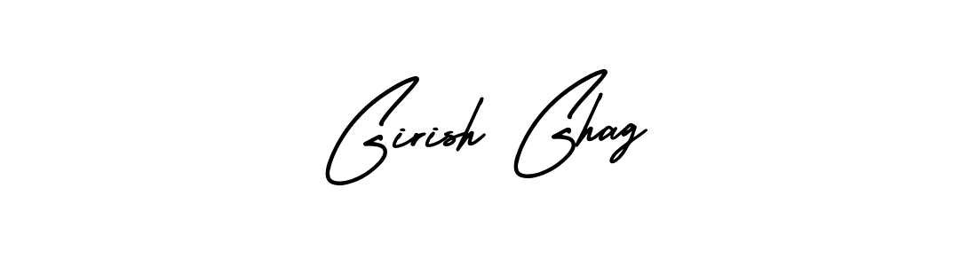 AmerikaSignatureDemo-Regular is a professional signature style that is perfect for those who want to add a touch of class to their signature. It is also a great choice for those who want to make their signature more unique. Get Girish Ghag name to fancy signature for free. Girish Ghag signature style 3 images and pictures png