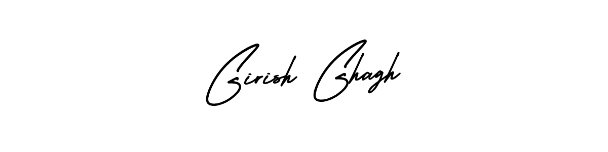 Make a beautiful signature design for name Girish Ghagh. Use this online signature maker to create a handwritten signature for free. Girish Ghagh signature style 3 images and pictures png