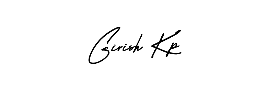 Similarly AmerikaSignatureDemo-Regular is the best handwritten signature design. Signature creator online .You can use it as an online autograph creator for name Girish Kp. Girish Kp signature style 3 images and pictures png