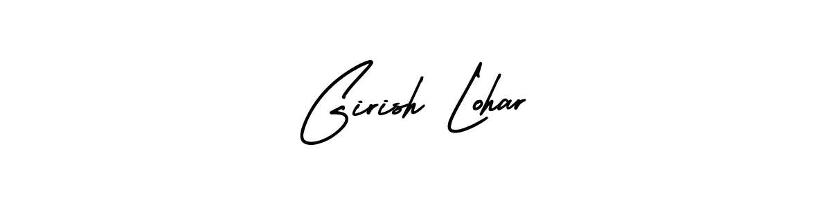 Make a beautiful signature design for name Girish Lohar. Use this online signature maker to create a handwritten signature for free. Girish Lohar signature style 3 images and pictures png