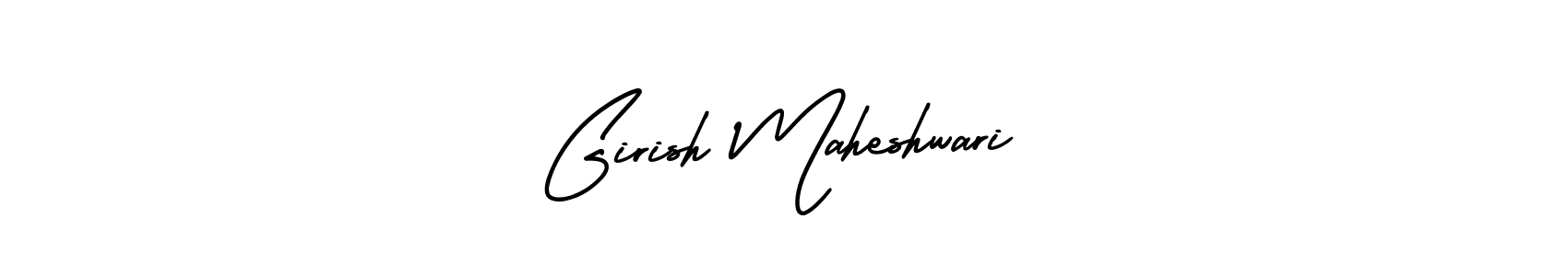 Girish Maheshwari stylish signature style. Best Handwritten Sign (AmerikaSignatureDemo-Regular) for my name. Handwritten Signature Collection Ideas for my name Girish Maheshwari. Girish Maheshwari signature style 3 images and pictures png