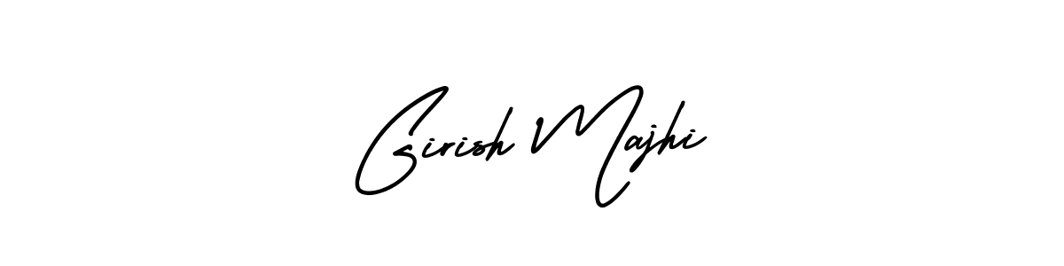 Also You can easily find your signature by using the search form. We will create Girish Majhi name handwritten signature images for you free of cost using AmerikaSignatureDemo-Regular sign style. Girish Majhi signature style 3 images and pictures png