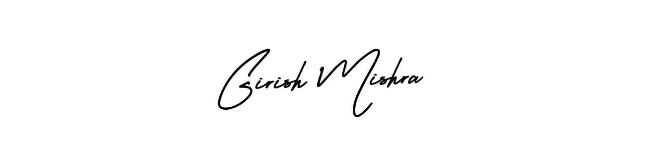 Girish Mishra stylish signature style. Best Handwritten Sign (AmerikaSignatureDemo-Regular) for my name. Handwritten Signature Collection Ideas for my name Girish Mishra. Girish Mishra signature style 3 images and pictures png