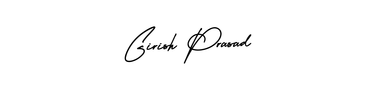 This is the best signature style for the Girish Prasad name. Also you like these signature font (AmerikaSignatureDemo-Regular). Mix name signature. Girish Prasad signature style 3 images and pictures png
