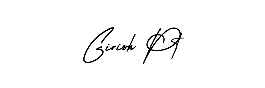 Best and Professional Signature Style for Girish Pt. AmerikaSignatureDemo-Regular Best Signature Style Collection. Girish Pt signature style 3 images and pictures png
