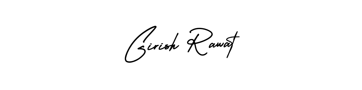 It looks lik you need a new signature style for name Girish Rawat. Design unique handwritten (AmerikaSignatureDemo-Regular) signature with our free signature maker in just a few clicks. Girish Rawat signature style 3 images and pictures png