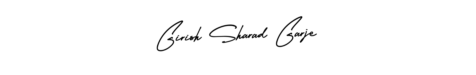 How to make Girish Sharad Garje signature? AmerikaSignatureDemo-Regular is a professional autograph style. Create handwritten signature for Girish Sharad Garje name. Girish Sharad Garje signature style 3 images and pictures png