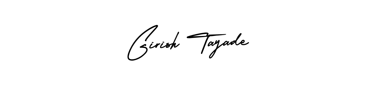 AmerikaSignatureDemo-Regular is a professional signature style that is perfect for those who want to add a touch of class to their signature. It is also a great choice for those who want to make their signature more unique. Get Girish Tayade name to fancy signature for free. Girish Tayade signature style 3 images and pictures png