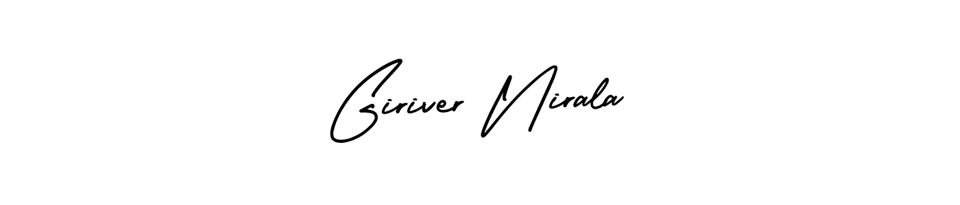 Check out images of Autograph of Giriver Nirala name. Actor Giriver Nirala Signature Style. AmerikaSignatureDemo-Regular is a professional sign style online. Giriver Nirala signature style 3 images and pictures png