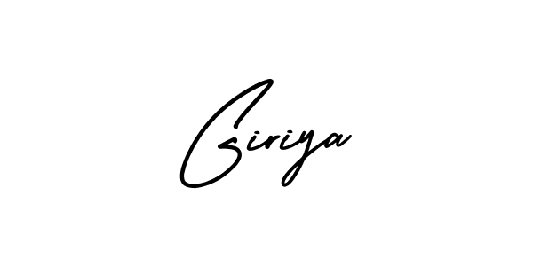 You can use this online signature creator to create a handwritten signature for the name Giriya. This is the best online autograph maker. Giriya signature style 3 images and pictures png