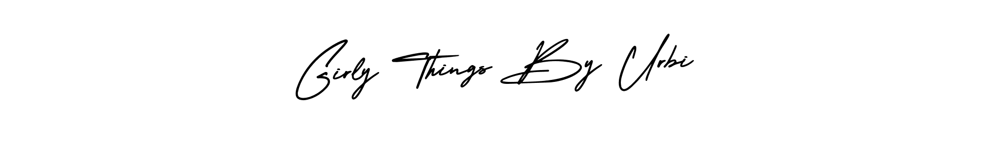 Make a beautiful signature design for name Girly Things By Urbi. With this signature (AmerikaSignatureDemo-Regular) style, you can create a handwritten signature for free. Girly Things By Urbi signature style 3 images and pictures png