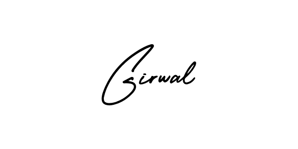 Best and Professional Signature Style for Girwal. AmerikaSignatureDemo-Regular Best Signature Style Collection. Girwal signature style 3 images and pictures png